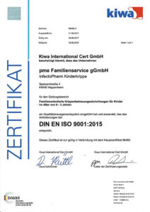 InKi ISA 9001:2000 zertifiziert